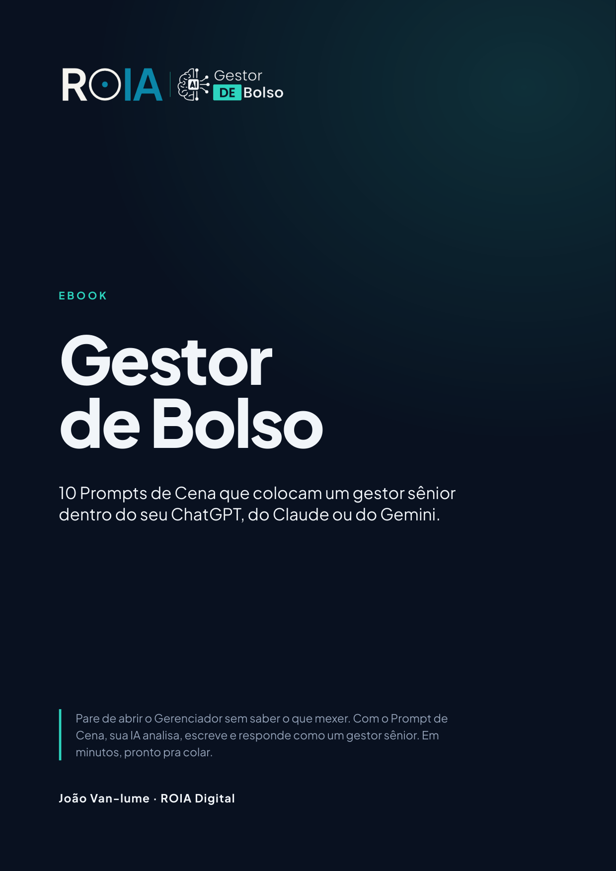 Capa do ebook Gestor de Bolso