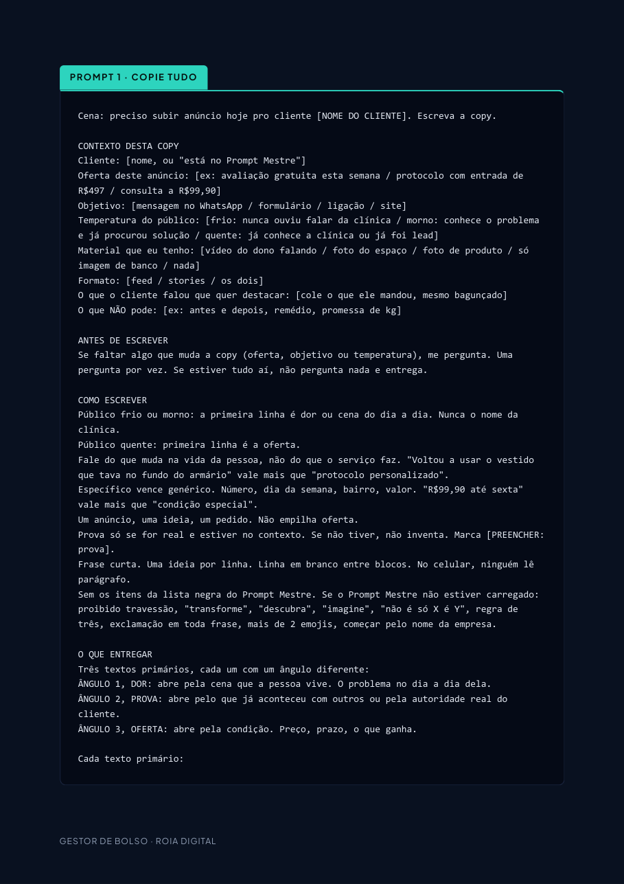 Página do Prompt 1